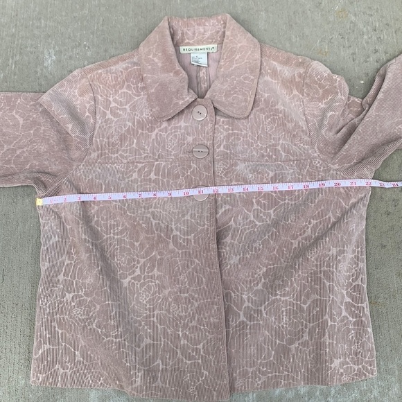 Requirements shacket corduroy brushed fabric large button closure fall outerware - Picture 1 of 12